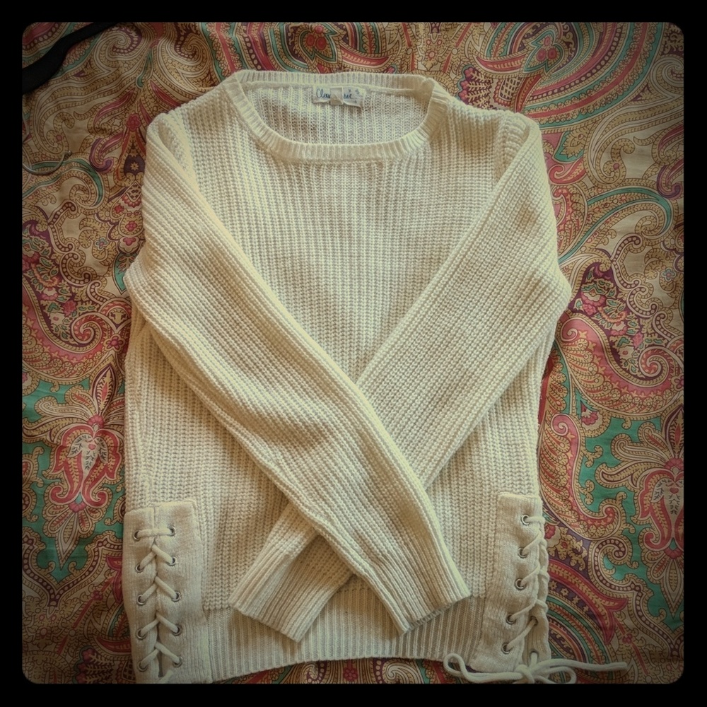 Cloud Chaser cable knit sweater